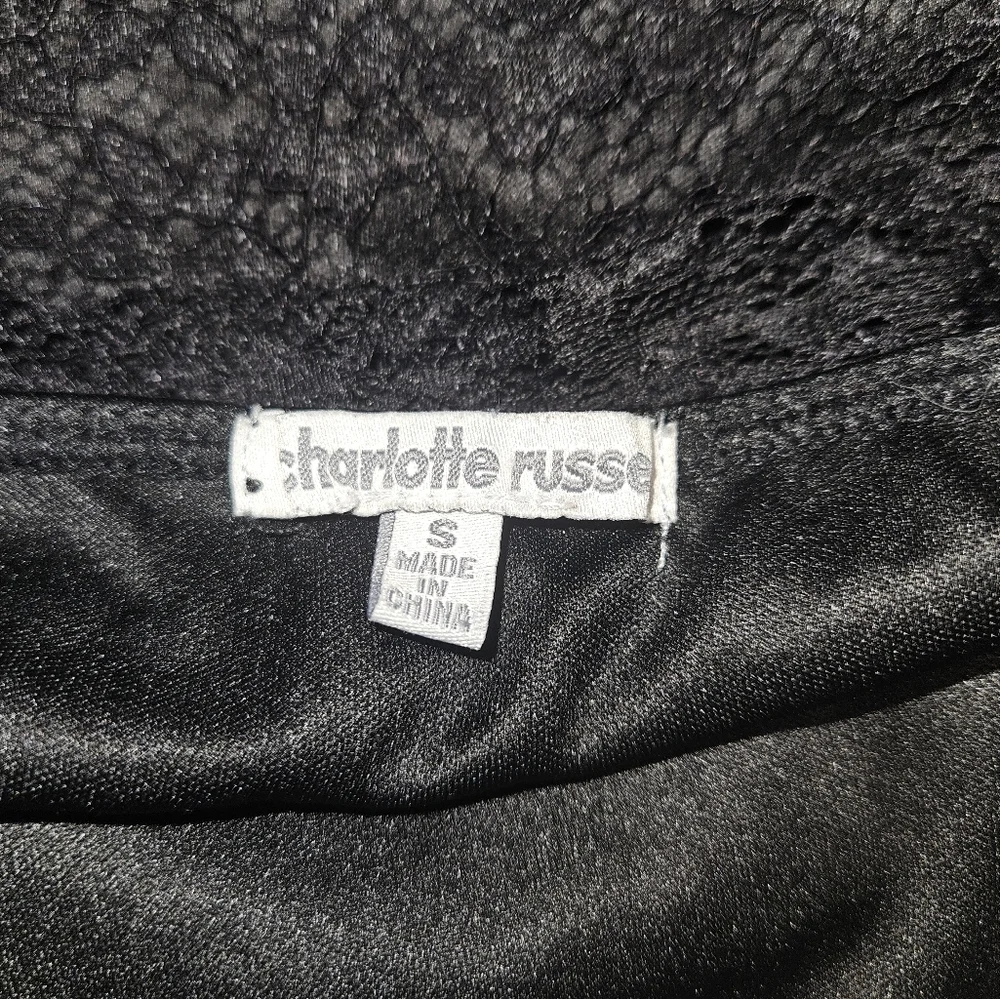 *FREE Sz S Black Lace Bodycon Dress - Picture 3 of 5